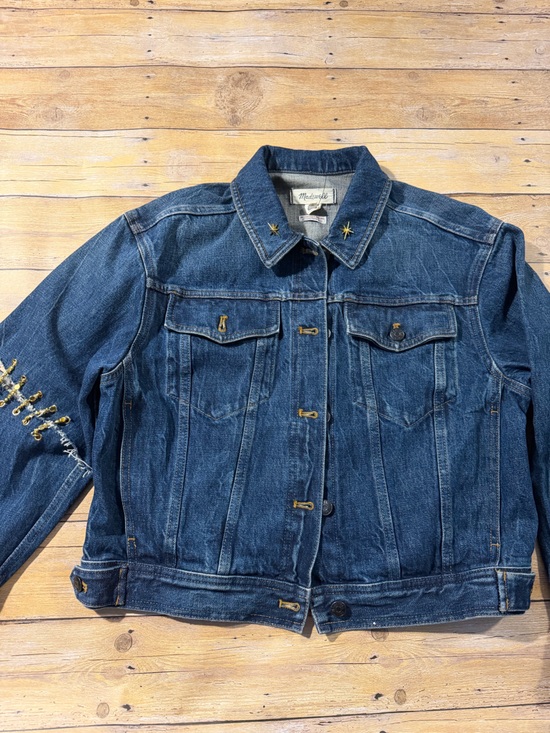 Madewell Jackets & Blazers - Madewell x Kaihara Boxy Jean Jacket NS177 Karney Wash Medium - Customized